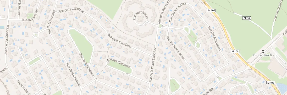 Plan du 4 Rue de la Capelane à Saint-Brès