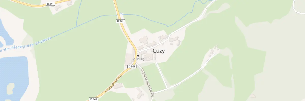 Plan du 5048 Le Bourg à Cuzy