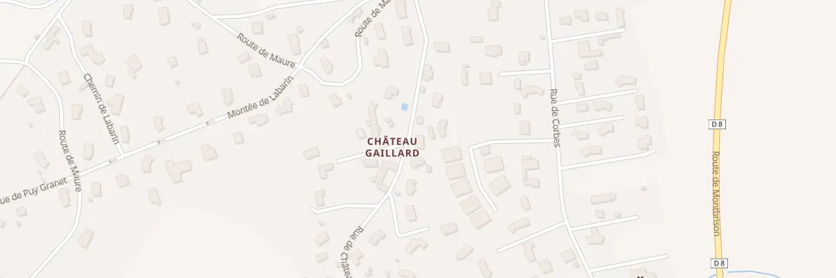 Plan du 183 Rue du Chateau Gaillard à Marcilly-le-Châtel