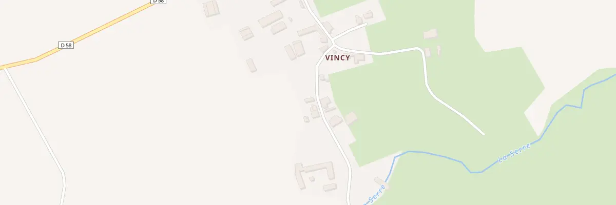 Plan du 8 Rue de la Serre à Vincy-Reuil-et-Magny