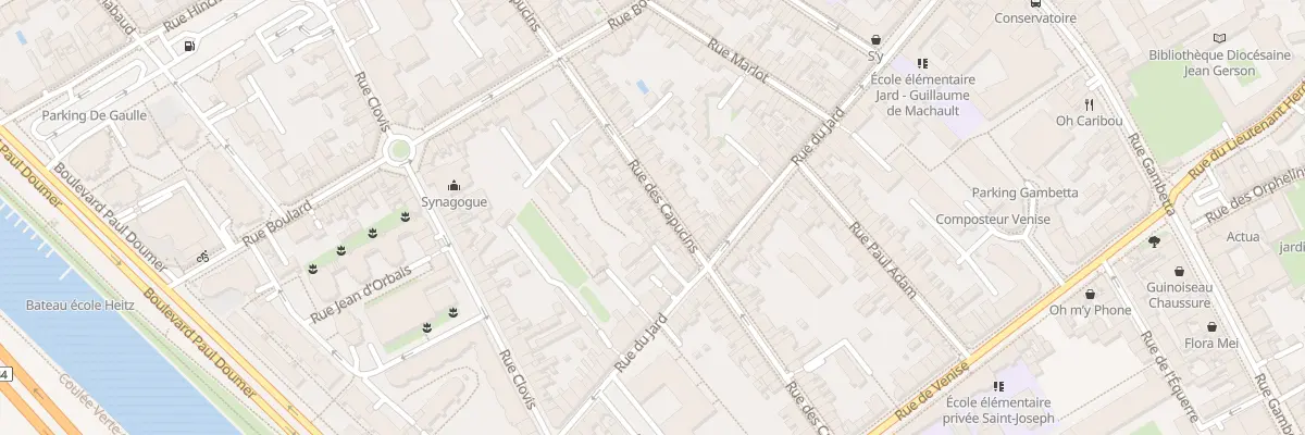 Plan du 68 Rue des Capucins à Reims