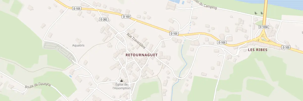 Plan du 6 Rue Traversière à Retournac