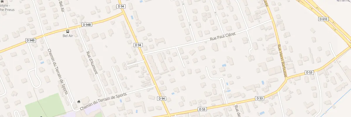 Plan du 6 Rue Paul Cleret à La Rivière-de-Corps
