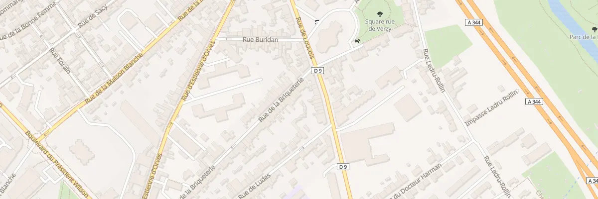 Plan du 11 Rue de la Briqueterie à Reims