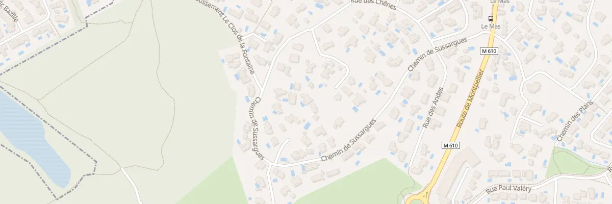 Plan du 14 Rue des Parets à Restinclières