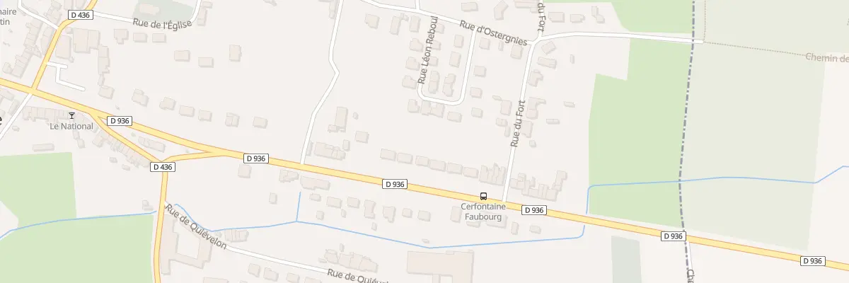 Plan du 431 Rte Nationale-le Faubourg à Cerfontaine