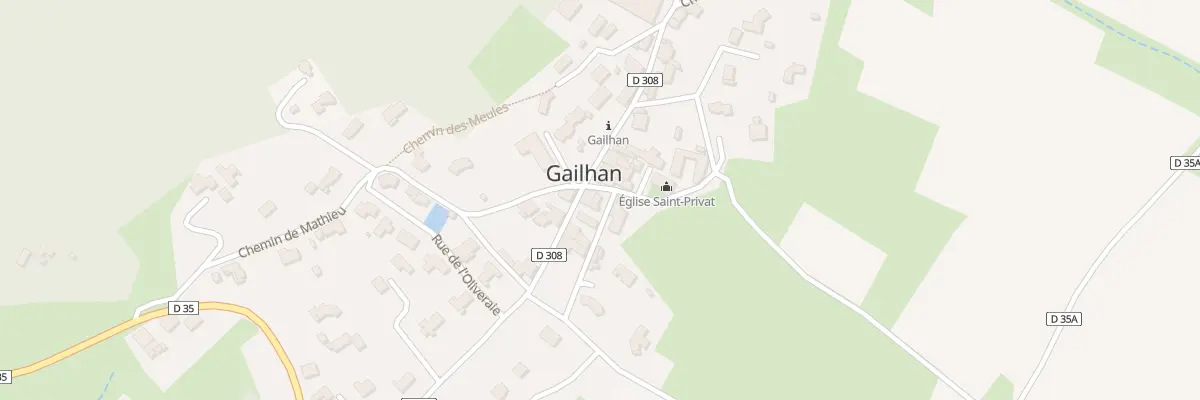 Plan du 5021 Les Anglades à Gailhan