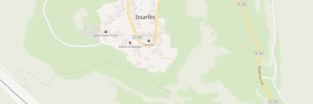 Plan du 5028B Le Village à Issarlès