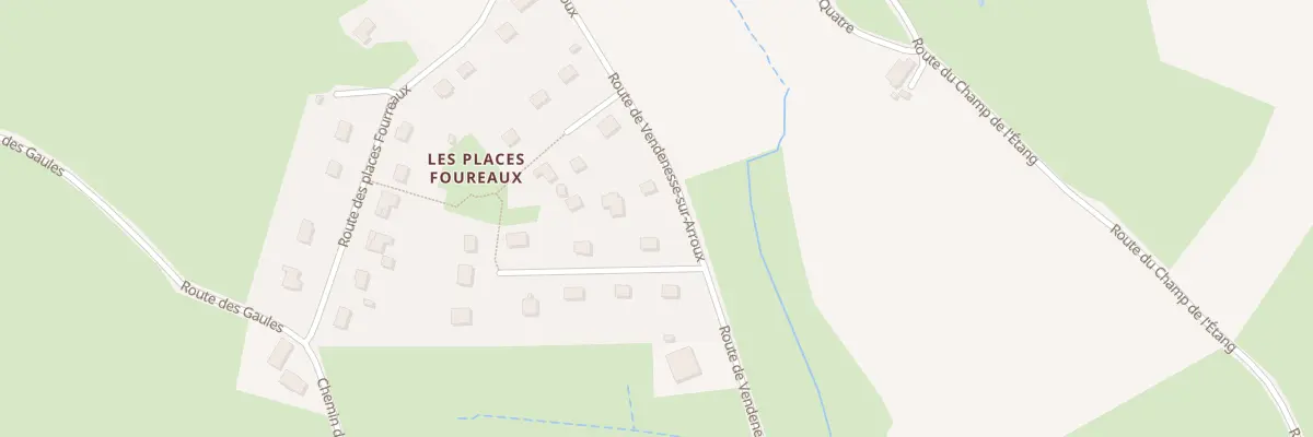 Plan du 34 Gde Imp des Pl Fourreaux à Uxeau