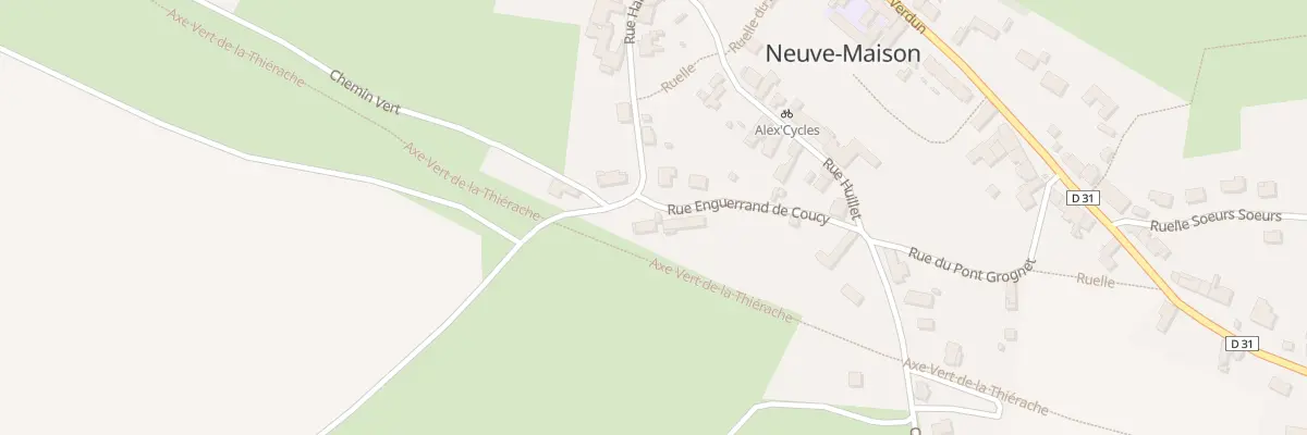 Plan du 17 Rue Hallette à Neuve-Maison