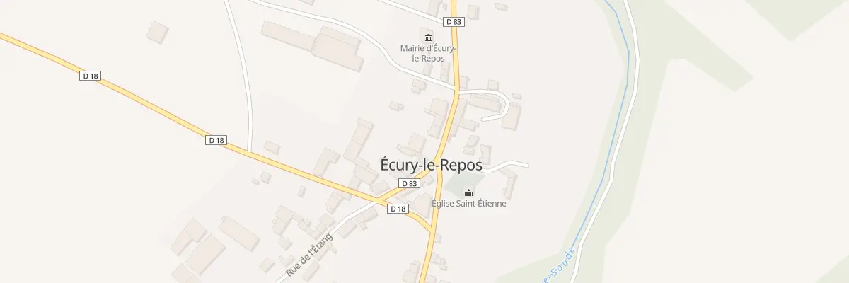 Plan du 5024 Le Village à Écury-le-Repos