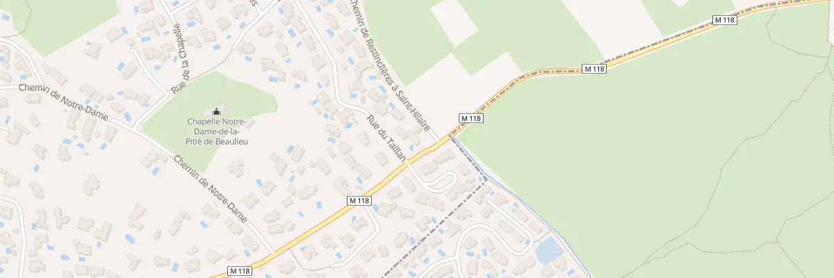 Plan du 1 Rue du Taillan à Beaulieu