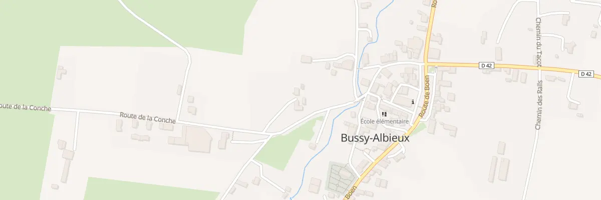 Plan du 194 Rte du Soleil Couchant à Bussy-Albieux
