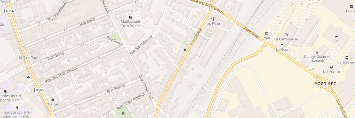 Plan du 103 Rue Lesage à Reims