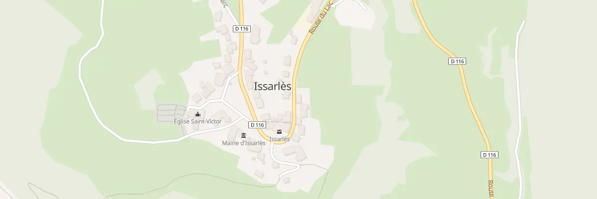Plan du 5021 Le Village à Issarlès