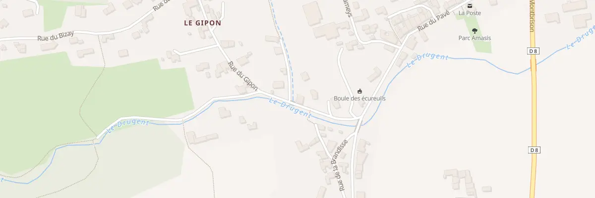 Plan du 92 Rue du Gipon à Marcilly-le-Châtel