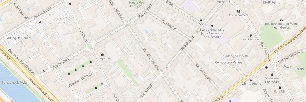 Plan du 109 Rue des Capucins à Reims
