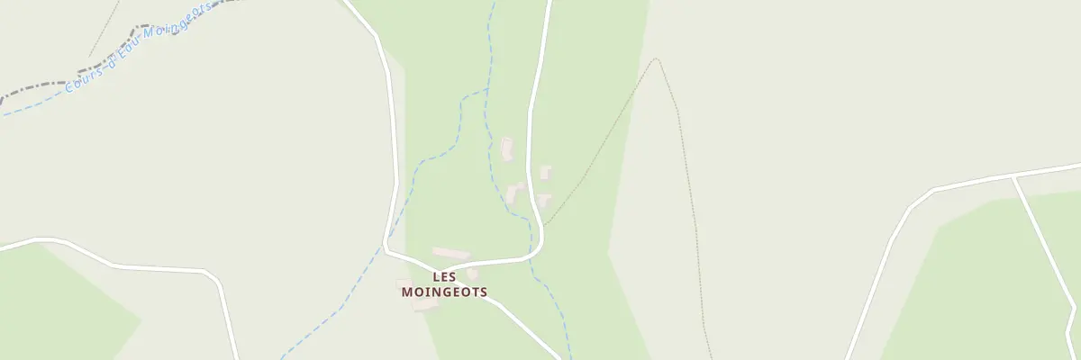 Plan du 294 Les Moingeots à Quarré-les-Tombes