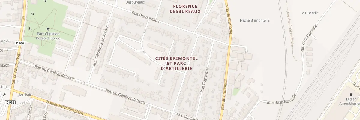 Plan du 39 Rue Brunet à Reims