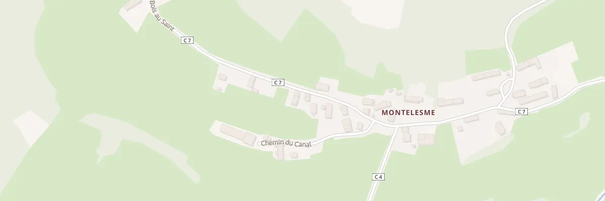 Plan du 16 Rte du Bois au Saint à Montsauche-les-Settons
