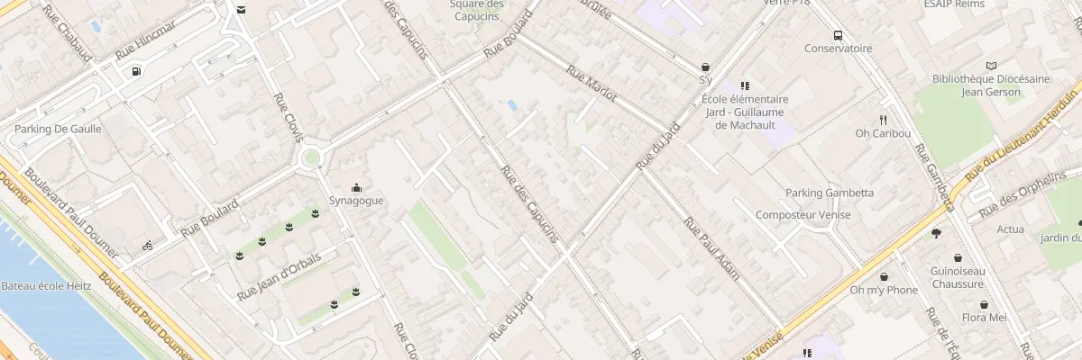 Plan du 111 Rue des Capucins à Reims