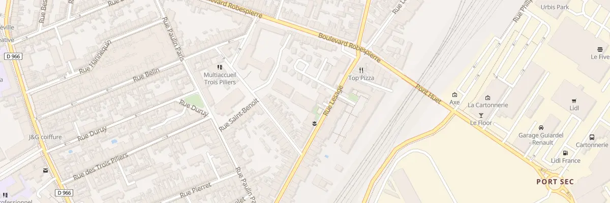 Plan du 113 Rue Lesage à Reims