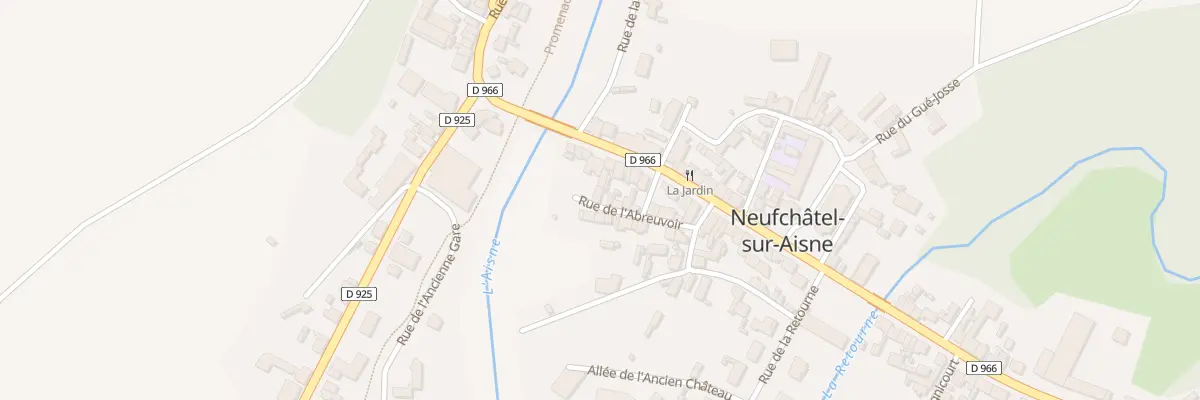Plan du 8 Rue de l’Abreuvoir à Neufchâtel-sur-Aisne