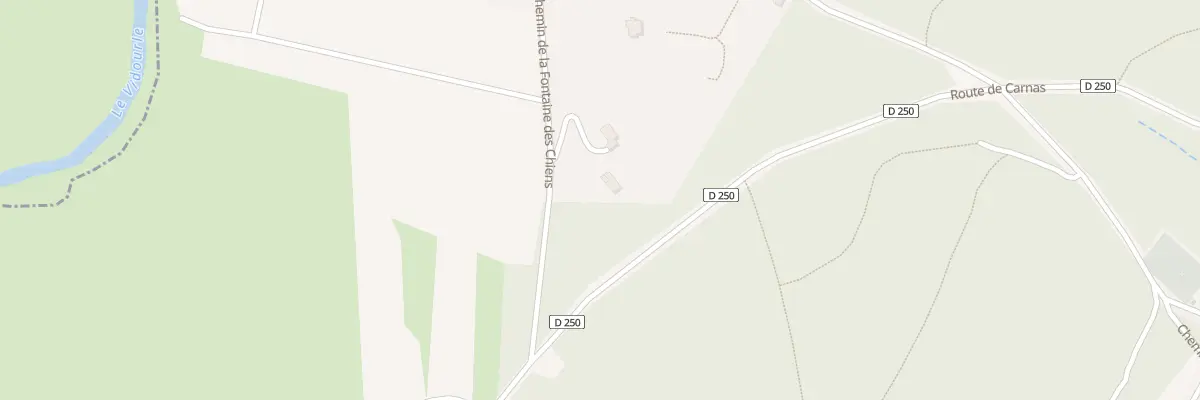 Plan du 5115 Che de la Fontaine des Chiens à Sardan
