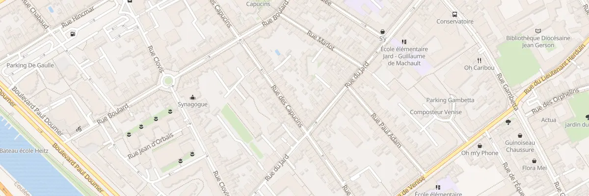 Plan du 113 Rue des Capucins à Reims