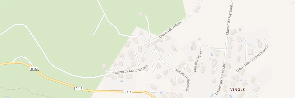 Plan du 431 Mte de Bellevue à Bard