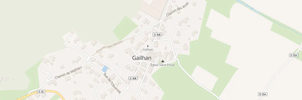 Plan du 5011 Les Anglades à Gailhan