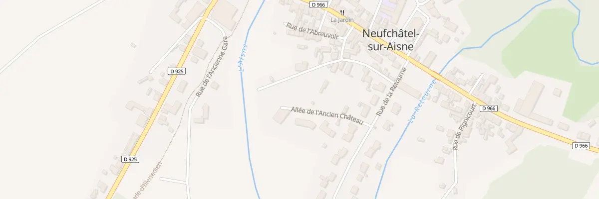 Plan du 21 Rue des Fillettes à Neufchâtel-sur-Aisne