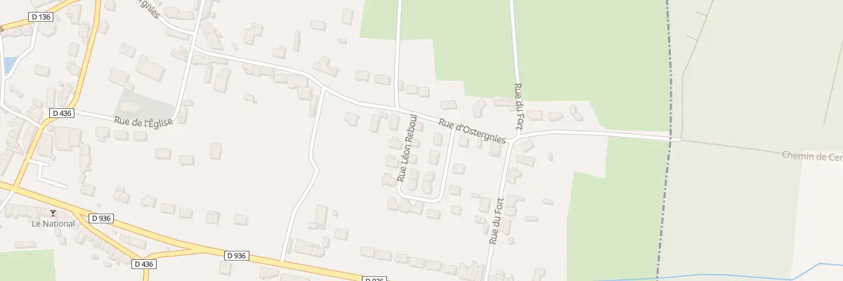 Plan du 2B Rue Leon Reboul à Cerfontaine