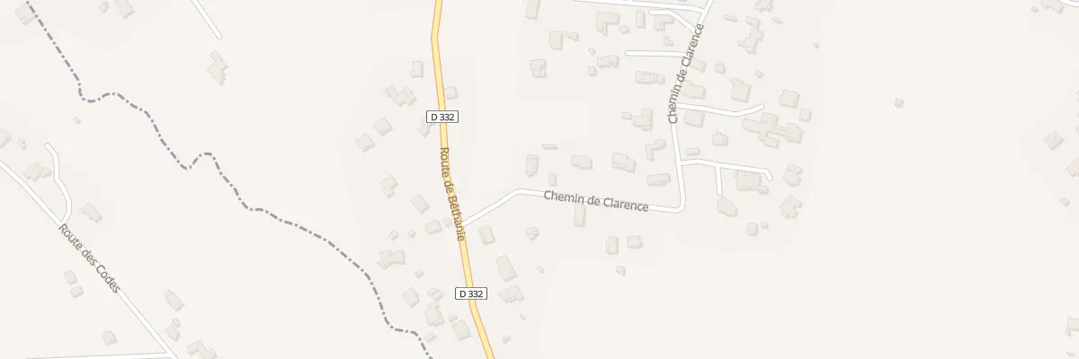 Plan du 71 Che de Clarence à Bagard