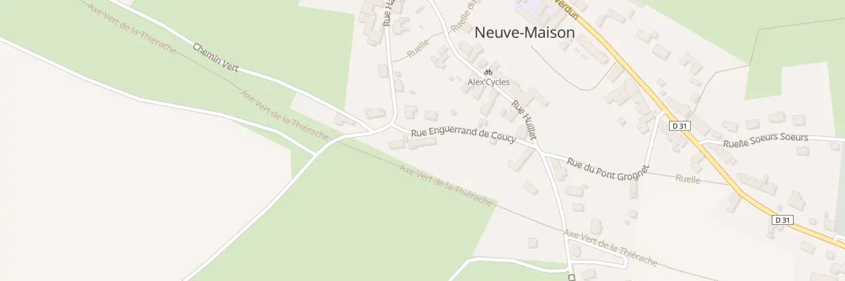 Plan du 2 Rue Enguerrand de Coucy à Neuve-Maison