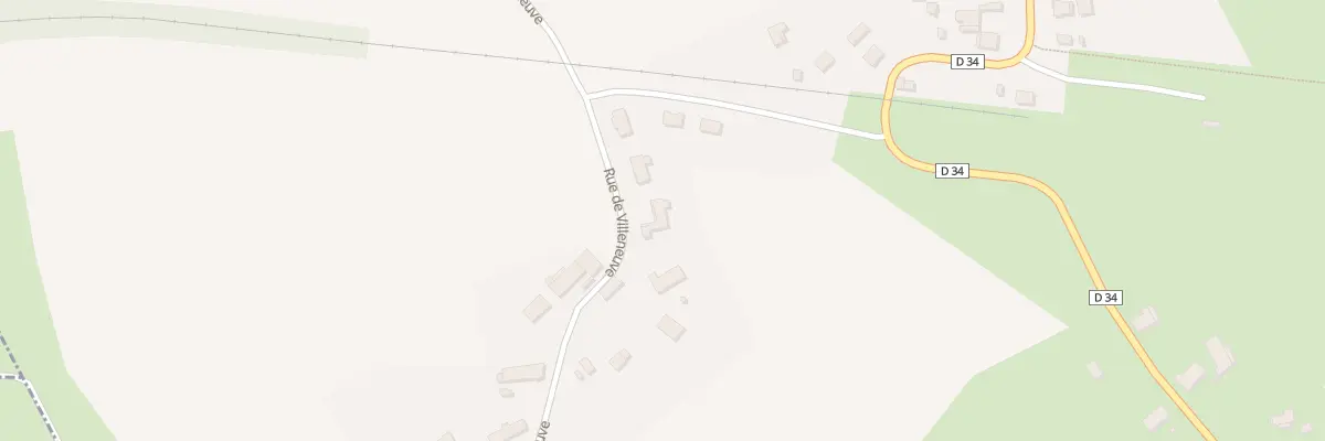 Plan du 11 Rue de Villeneuve à Jeugny