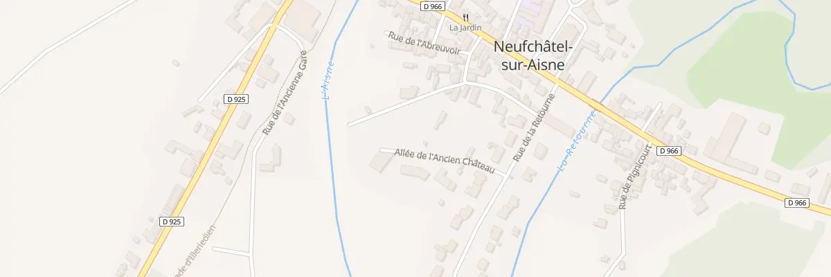 Plan du 19 Rue des Fillettes à Neufchâtel-sur-Aisne