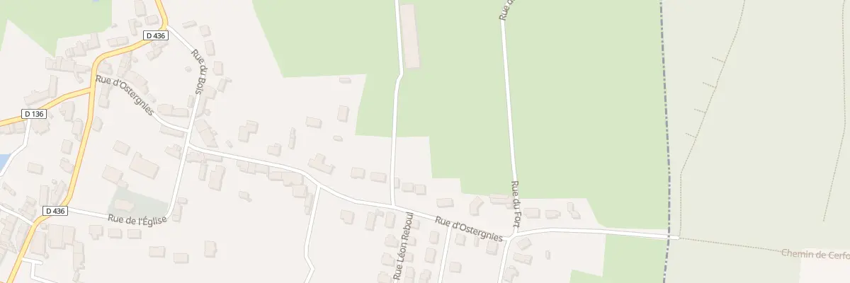Plan du 387 Rue d’Ostergnies à Cerfontaine