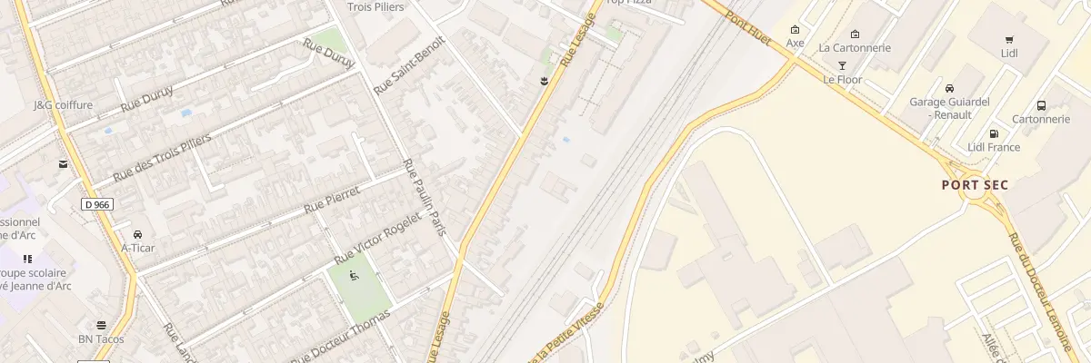 Plan du 54 Rue Lesage à Reims