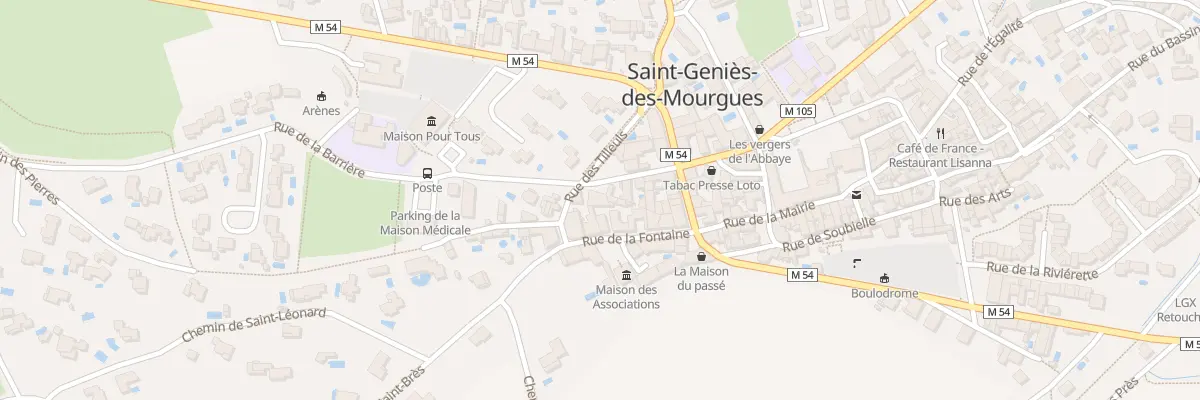 Plan du 41 Rue de la Fontaine à Saint-Geniès-des-Mourgues