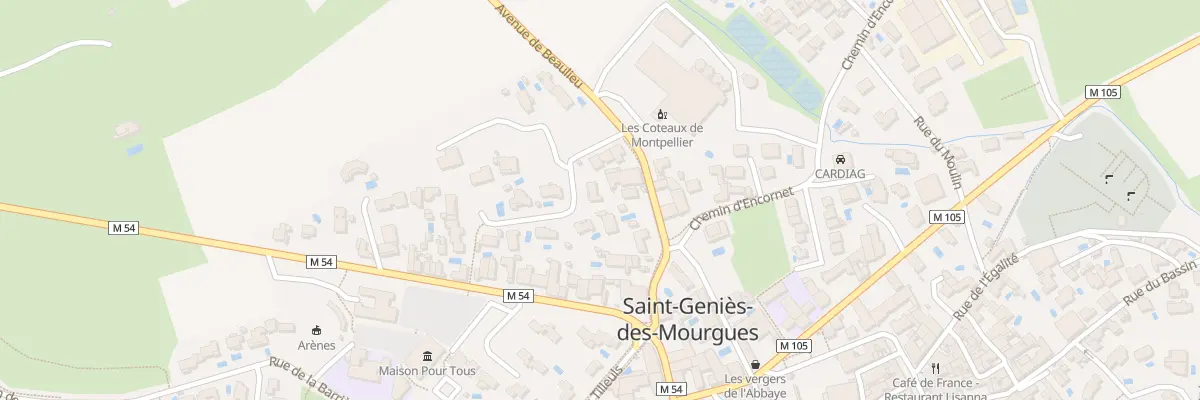 Plan du 5621 Le Village à Saint-Geniès-des-Mourgues