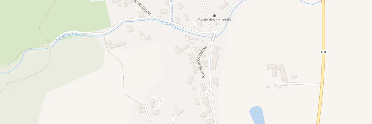 Plan de La Brandisse à Marcilly-le-Châtel