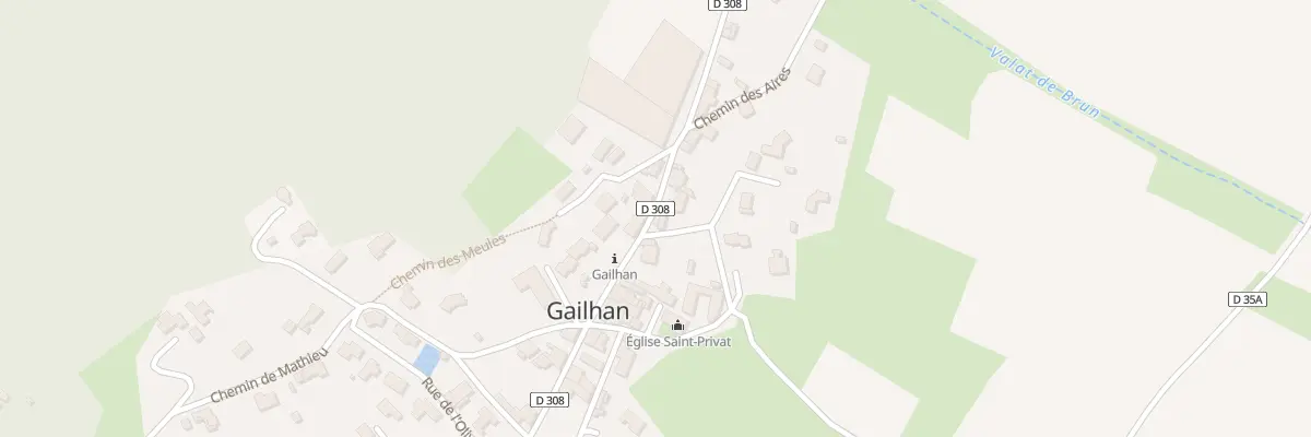 Plan du 5007 Les Anglades à Gailhan