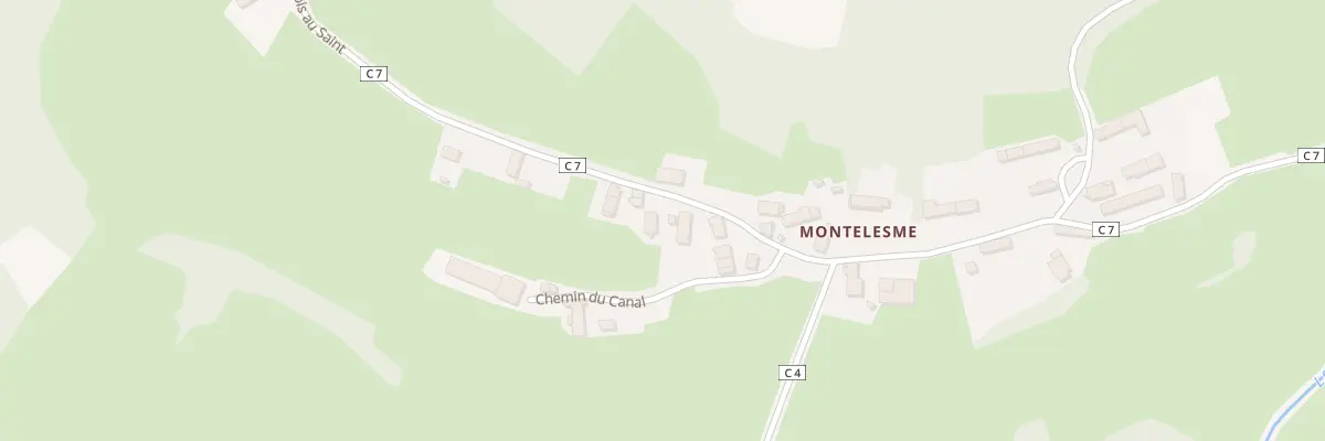Plan du 20 Rte du Bois au Saint à Montsauche-les-Settons