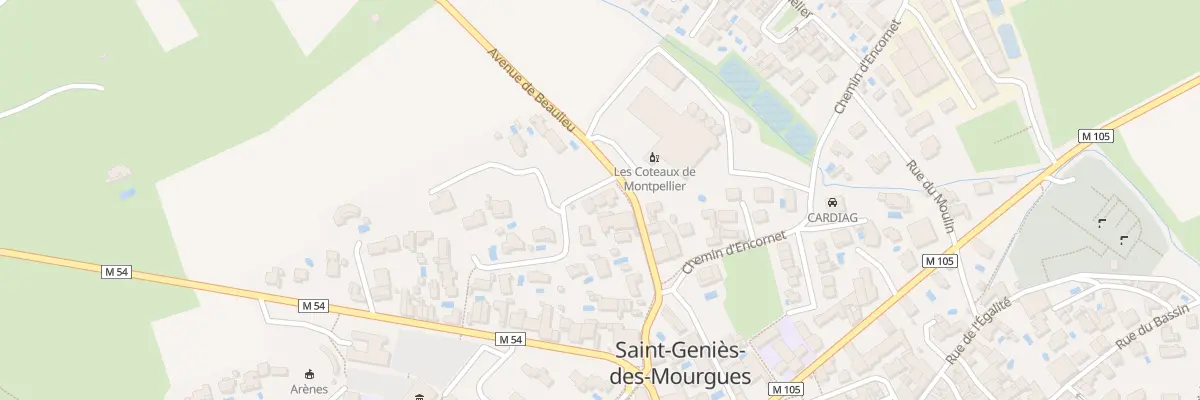Plan du 15 Rue Clair Soleil à Saint-Geniès-des-Mourgues