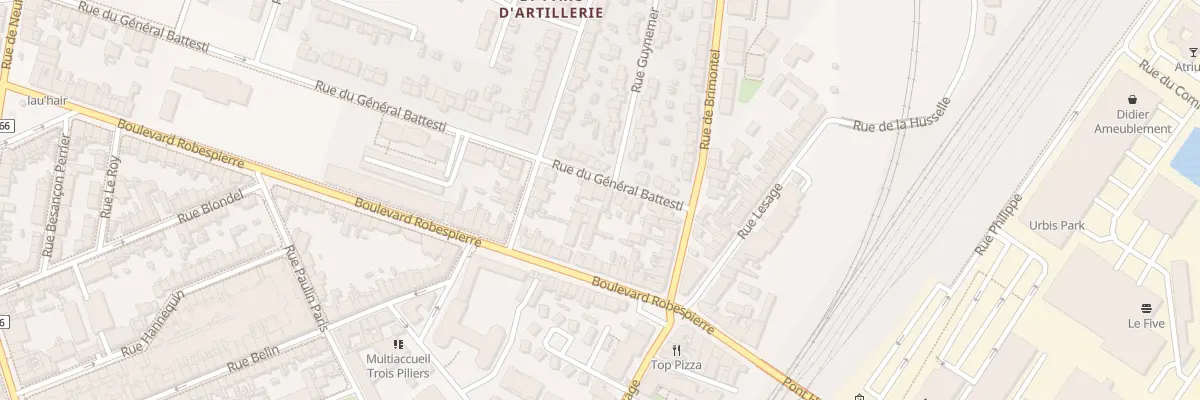 Plan du 32B Rue du Général Battesti à Reims