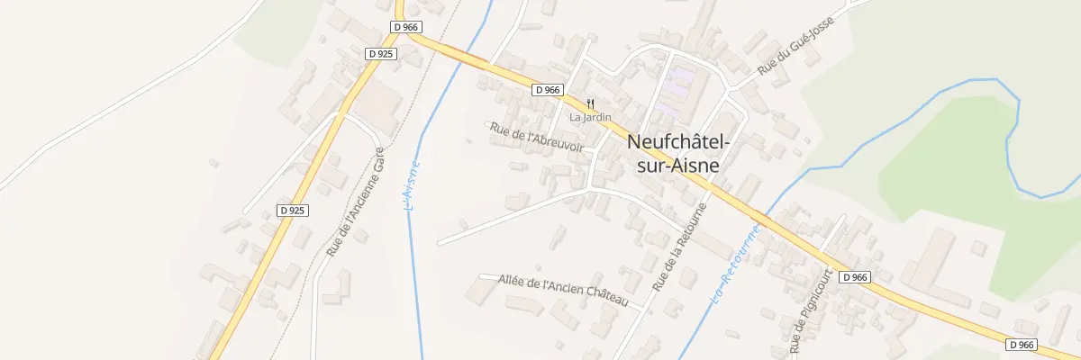 Plan du 7 Rue de l’Abreuvoir à Neufchâtel-sur-Aisne