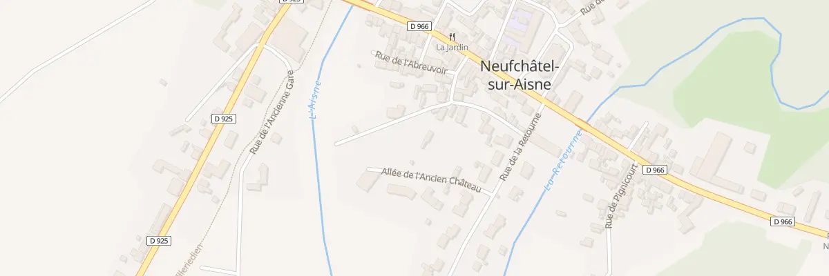 Plan du 15 Rue des Fillettes à Neufchâtel-sur-Aisne