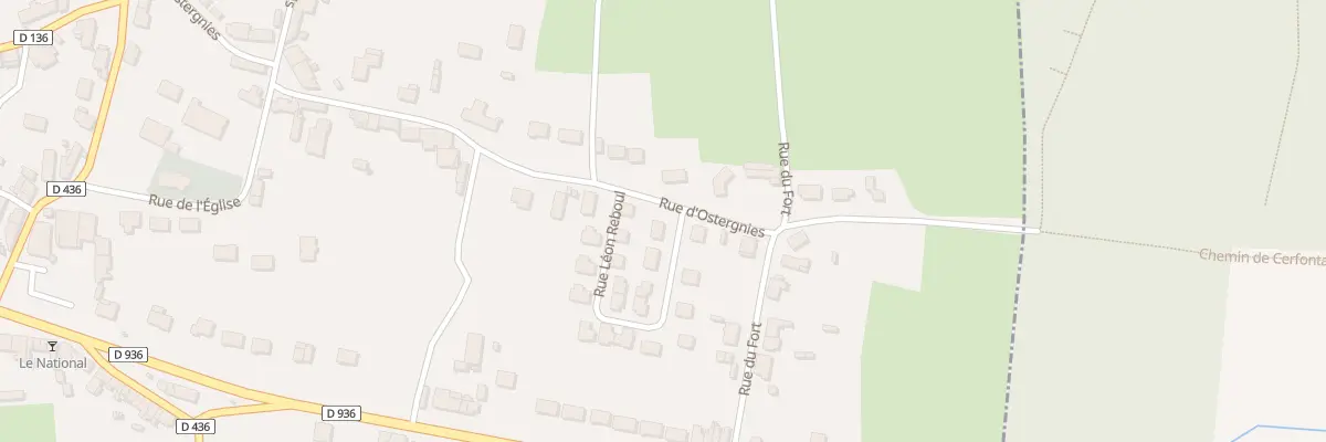 Plan du 13 Rue Leon Reboul à Cerfontaine