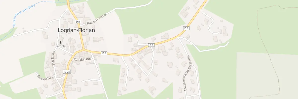 Plan du 5015 Rue de la Brasserie Haute à Logrian-Florian